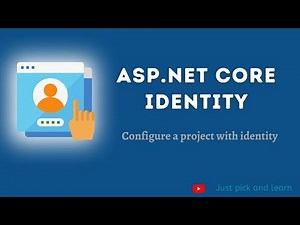 Create a project with asp.net core Identity | Asp.net core Security | Asp.net core Identity