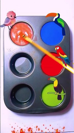 Ultimate Satisfying Color Mixing, Acrylic Paint & ASMR Relaxation🟢 #colormixing #paintmixing #asmr
