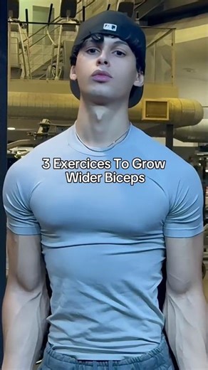 3 exercices to grow wider biceps 💪 #explorefitness #fitness #biceps #bicepsworkout