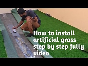 How to install artificial grass | HOW TO INSTALL SYNTHETIC grass | how to install synthetic turf