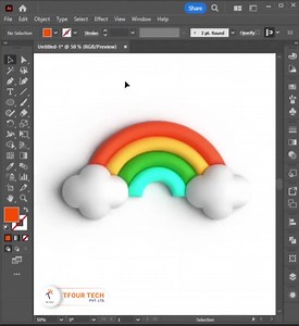 How to create rainbow hack from 2D to 3D Steps below  1. Make an...