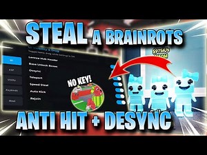 STEAL A BRAINROT SCRIPT *NO KEY* - LENZZE HUB DESYNC, AUTO GRAB, SPEED STEAL, ANTI HIT & MORE ✅