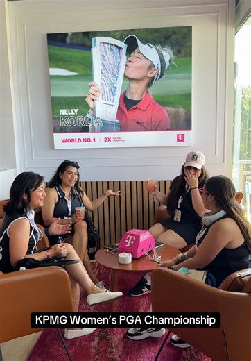 What a fun time at #KPMG Women’s #PGA Championship! @T-Mobile @PGATOUR KPMG@kpmgswitzerland @Nelly Korda@