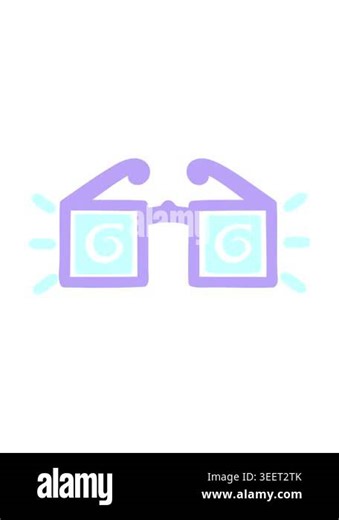pixelize effect animation of x ray specs symbol icon Stock Video Footage - Alamy