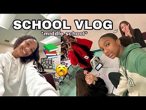 MIDDLE SCHOOL DAY IN MY LIFE *school vlog* | Trincredible