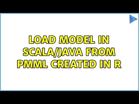 Load model in Scala/Java from pmml created in R (2 Solutions!!)