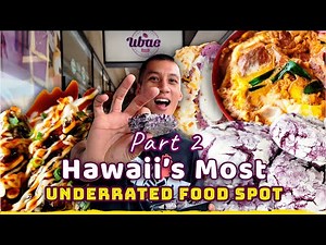HAWAIIAN FOOD TOUR PART 2 - Best of Honolulu's Diverse Flavors: Local's Hidden Gems & Marketplace