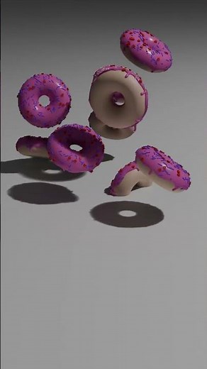 Blender 5.0 Donut #blender #3dmodeling #3danimation
