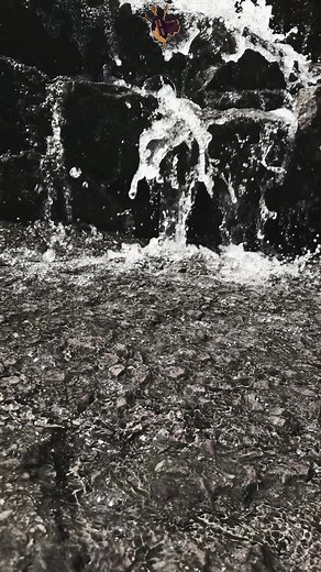 Captivating Waterfall Close-Up in Natural Setting