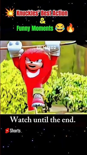 ⚡ Epic Knuckles Moments You Can’t Stop Laughing At! 😂🔥 #sonic #shorts
