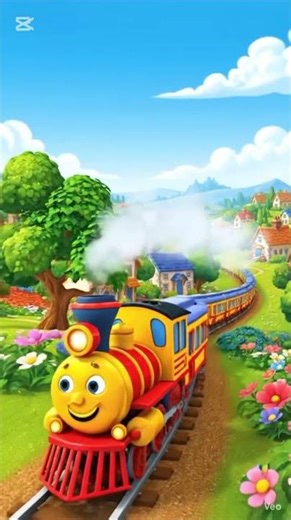Happy Train in the Village. kids in park. #cartoonforkids #familyfriendly #kidsstory