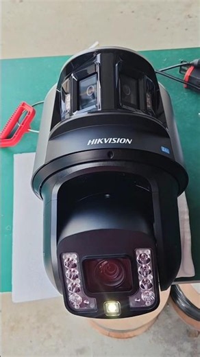 🔥 Hikvision PTZ Security Camera 360° Auto Tracking | Smart CCTV Technology #shorts