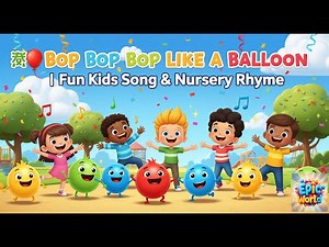 🎈 Bop Bop Bop Like a Balloon | Fun Kids Song & Nursery Rhyme