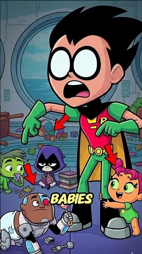 one king turned Teen Titans into babies… 😂😳