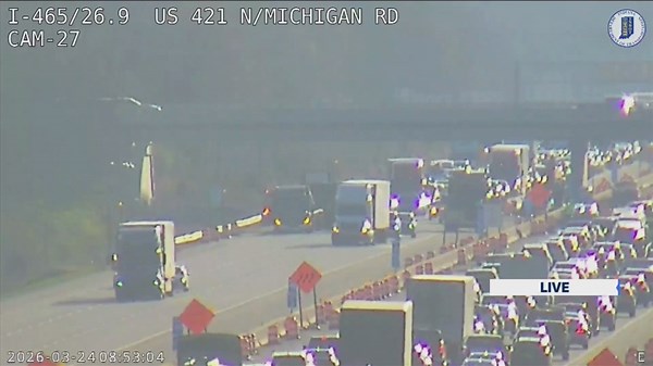 I-465 reopens after crash on the north side