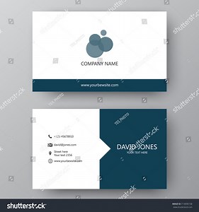 Vector Business Card Template Visiting Card Stock Vector (Royalty Free) 713696158 | Shutterstock