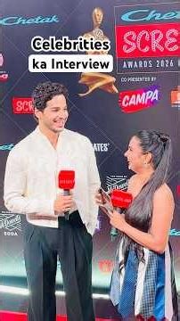 Celebrities ka Interview liya 😱 #crafteraditi #chetakscreenawards #diy #shorts @CrafterAditi