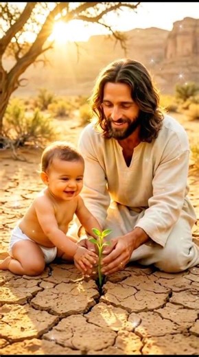 Jesucristo es Vida.🙏🥹 #tiktok #viral #shorts #jesus #nature #baby