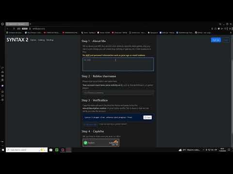 How to make an account on syntax 2!