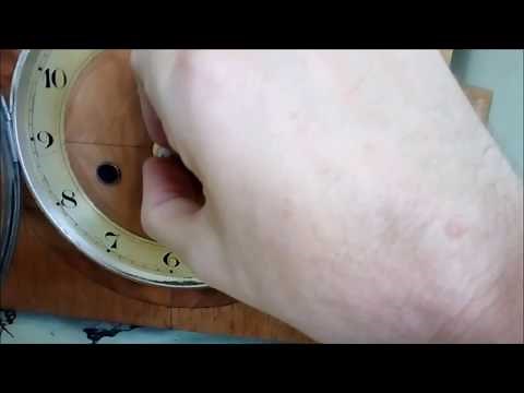 Retrofitting Antique Mechanical Mantle Clock with Quartz Battery.