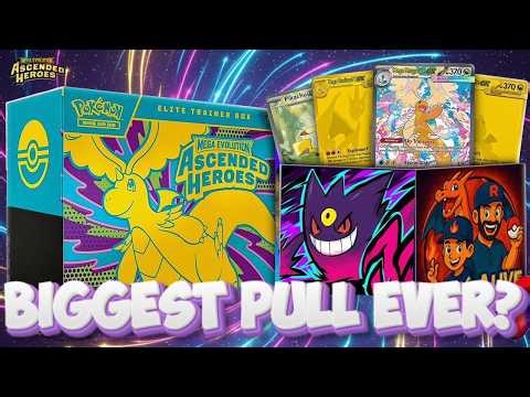 Did We Pull Mega Dragonite ex?! 👀 Ascended Heroes ETB Opening | Mega Evolution Returns!