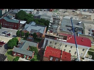 Aerial Tour of Downtown - Petersburg, Va