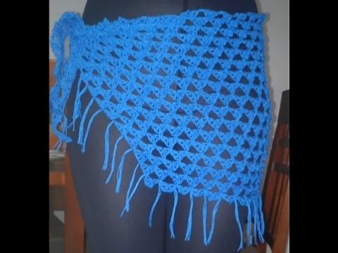 Como hacer un pareo a ganchillo o crochet nivel medio