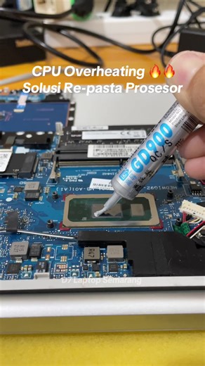 Re Pasta karena laptop sering overheat #laptoppanas #laptop #servicelaptop #fyp #fyppppppppppppppppppppppp