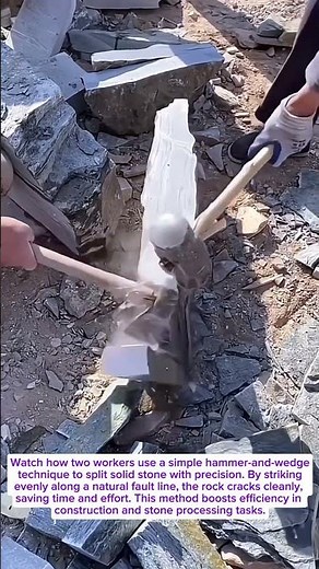 INSANE Stone Splitting Trick You’ve Never Seen Before!