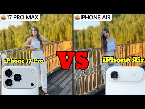 iPhone 17 Pro vs iPhone Air – Camera Test Comparison (Day & Night Shots)