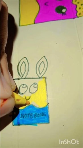 cute easy Note book Drawing #art #drawing #satisfying #painting #artist_maheen_10 #support #coloring