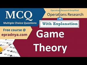 Game Theory MCQ | Operations Research MCQ | Quantitative Techniques MCQ