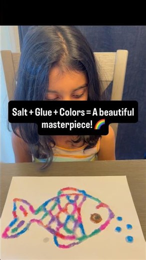 Salt Painting for Kids | Easy Rainbow Art Activity | Fun STEAM Craft
