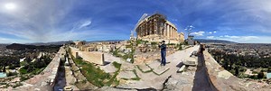 ACROPOLIS of ATHENS - PARTHENON South-Eastern view 360 Panorama | 360Cities
