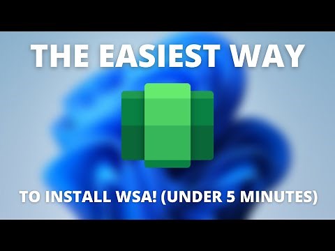 The QUICKEST and EASIEST way to install Android Apps on Windows 11!