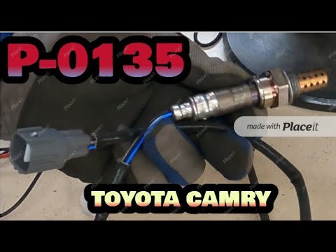 Toyota Camry check engine code p0135 diagnose and repair.
