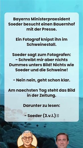 Söder im Schweinestall 😂 Das Ende ist GOLD #shortsdeutsch #witze #anecdotas #jokes