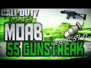 MW3: *SOLO* 55 gunstreak w/G36C (59-0 Flawless gameplay)