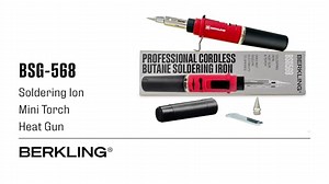 Watch BSG-568 3-in-1 Soldering Iron | Mini Torch | Heat Blower on Amazon Live