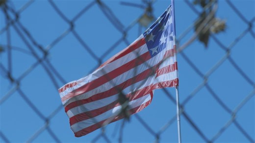 USA flag with 9 stars - Free Stock Video