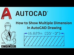 How to Show Multiple Dimension in AutoCAD Drawing