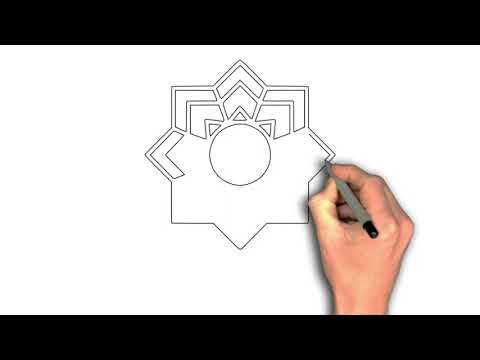 How to draw a Simple Geometric Mandala