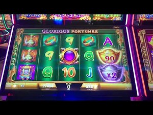 Glorious Fortunes / Splendid Fortunes Slot Machine Game Play Lots of Wins!!!