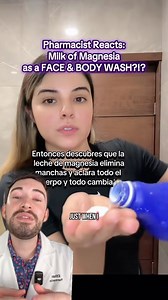 298 reactions · 13 shares | Using Milk of Magnesia as skincare?  Let’s talk about why people try it and why it’s not a good idea. But overall this is something I do NOT recommend to be putting on your skin. | MillennialRx | Facebook