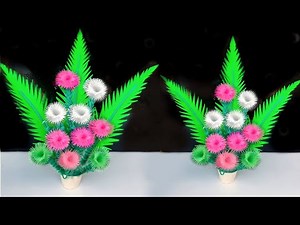 flower bookey - handmade craft with paper