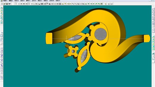 Jewelcad高级教程——X 马眼戒