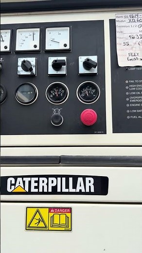 Cat XQ60 Rental Type Generator Load Test