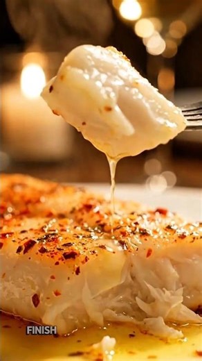 The Easiest 10-Minute Spicy Cod Recipe! 🐟🔥 #shorts #cookingshorts #gourmetcooking #shorts #viral