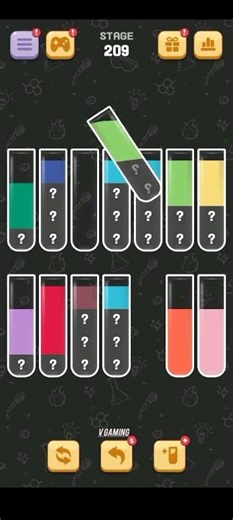 water sort Quest level 209