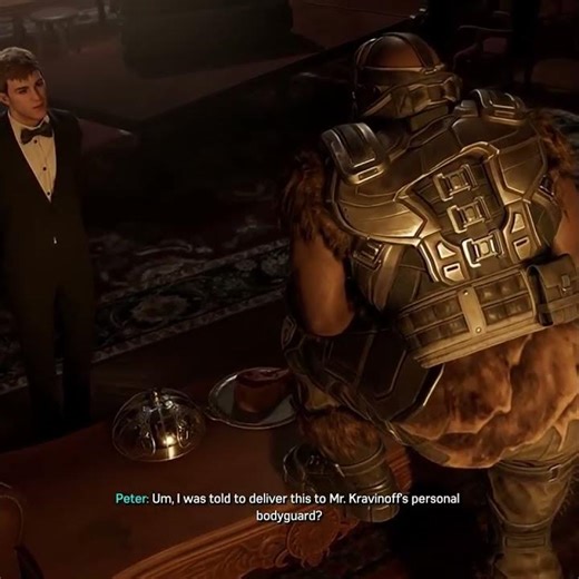 I was TOLD to take to Kraven's Bodyguard ... Funny Reaction) #spiderman